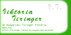 viktoria tiringer business card
